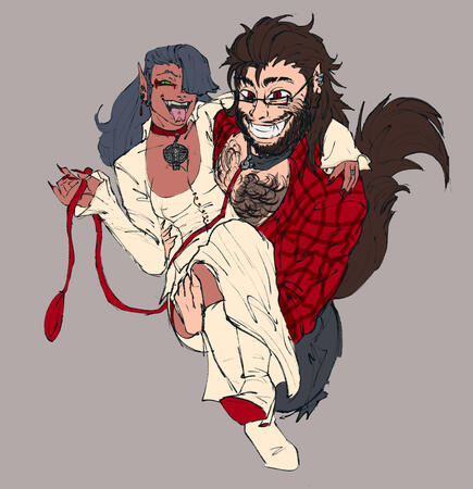 Double Colored Sketch example